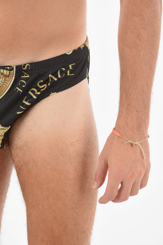 Golden Medusa Printed Briefs Swim