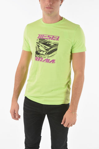 T-Shirt Girocollo T-DIEGOS-K33 con Stampa Frontale