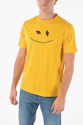 Crewneck T-JUST-N43 T-shirt with Front Print