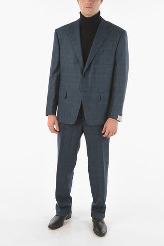 District Check MANTUA Virgin Wool Suit