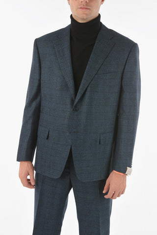 District Check MANTUA Virgin Wool Suit