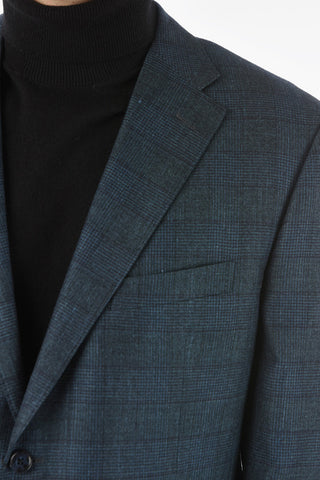 District Check MANTUA Virgin Wool Suit