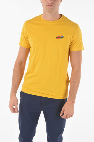 T-shirt girocollo T-DIEGOS-K36 con Logo in Lettering in Rilievo