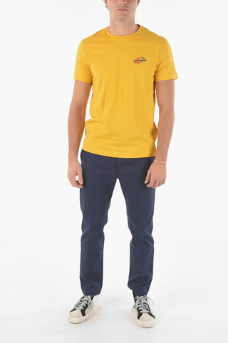 T-shirt girocollo T-DIEGOS-K36 con Logo in Lettering in Rilievo
