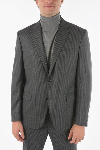 CC COLLECTION Pinstriped REWARD Virgin Wool Suit