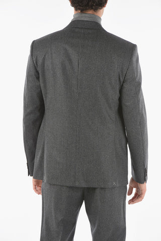 CC COLLECTION Pinstriped REWARD Virgin Wool Suit