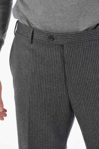 CC COLLECTION Pinstriped REWARD Virgin Wool Suit
