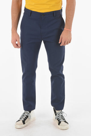 Pantaloni 5 tasche P-JARED-NL in Denim con Logo