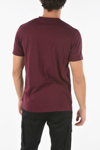 Logo Printed T-CHERUBIK-NEW V-neck T-shirt