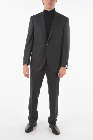 Notch Lapel MANTUA Pinstriped Suit