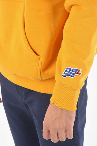 Hooded S-UMMERIB-B1 Sweatshirt with Logo Patch