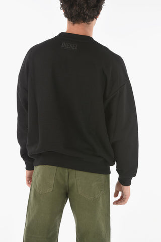 Crew Neck S-MART-FLU Embroidered Sweatshirt