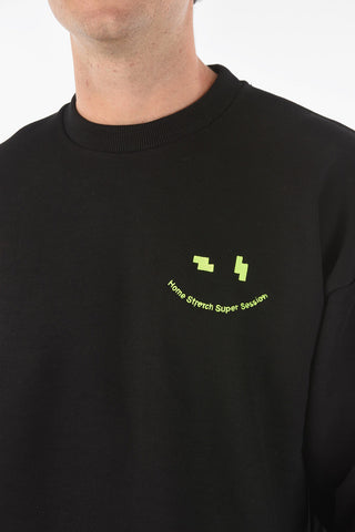 Crew Neck S-MART-FLU Embroidered Sweatshirt