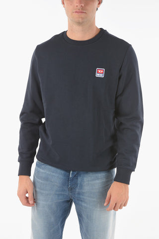 Crew Neck S-GIR-DIV-P Brushed Cotton Sweatshirt