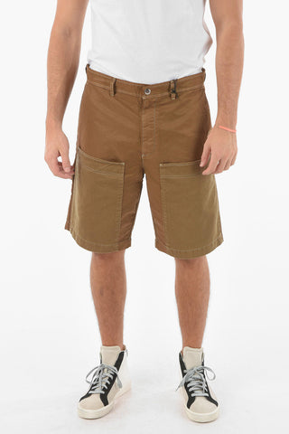 Shorts Cargo P-TRENT in Tessuto Tech con Toppa Logo