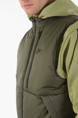 Contrasting Zip Sleeveless THERMA FIT Padded Jacket