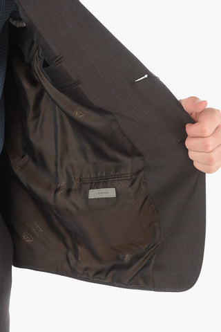 2 Button MANTUA District Check Suit