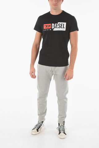 Printed T-DIEGO-CUTY Cotton T-Shirt