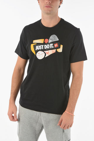 Front Printed Crew-neck T-shirt