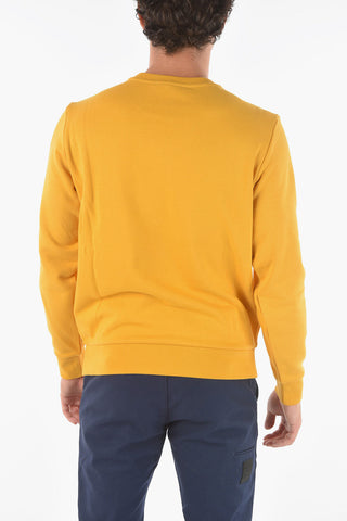 Crewneck S-GIRK-N85 Sweatshirt with Embossed Logo Patch