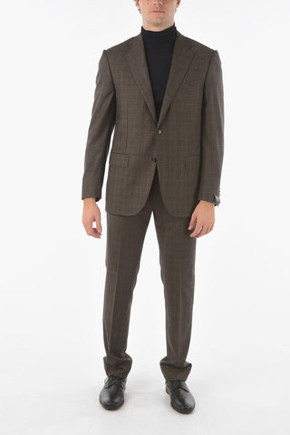 Side Split MANTUA District Check Suit