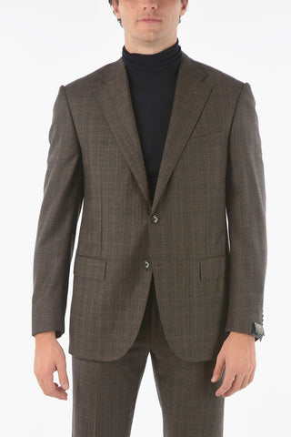 Side Split MANTUA District Check Suit