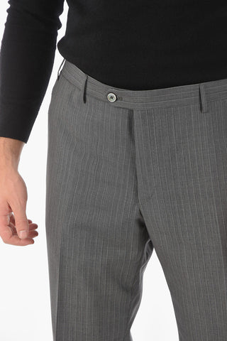 Side Split LEADER Pinstriped Suit