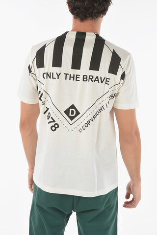 T-shirt girocollo T-JUST-N40 con Maxi Stampa ONLY THE BRAVE