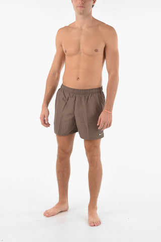 SWIM Costume Da Bagno Boxer a Tinta Unita Con Logo