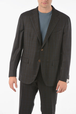 Abito 2 Bottoni SARTORIA con Motivo Windowpane