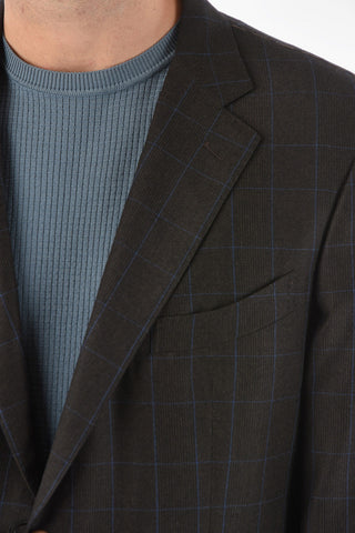 Abito 2 Bottoni SARTORIA con Motivo Windowpane