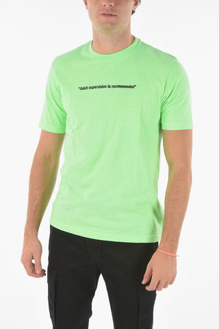 T-shirt girocollo T-JUST-NEON con Stampa in Rilievo