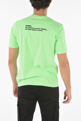 T-shirt girocollo T-JUST-NEON con Stampa in Rilievo