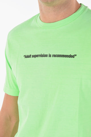 T-shirt girocollo T-JUST-NEON con Stampa in Rilievo