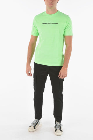 T-shirt girocollo T-JUST-NEON con Stampa in Rilievo