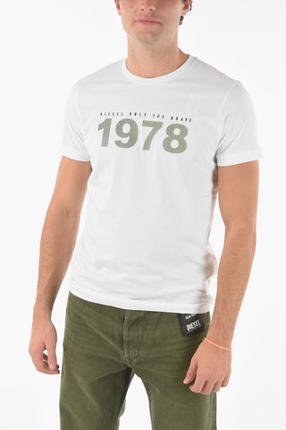 Embossed Print T-DIEGOS-N33 T-Shirt