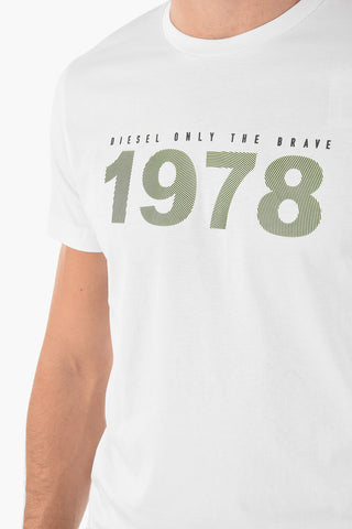 Embossed Print T-DIEGOS-N33 T-Shirt