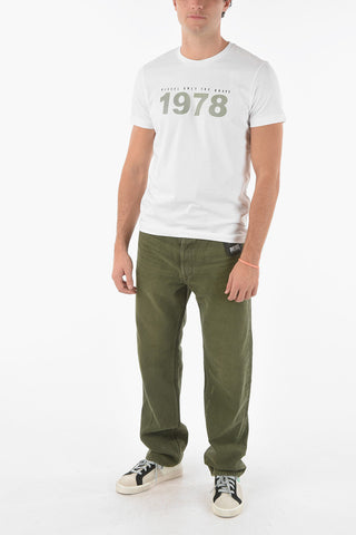 Embossed Print T-DIEGOS-N33 T-Shirt