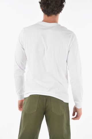 T-Shirt a Maniche Lunghe T-DIEGOS-LS-X3 con Stampa in Rilievo