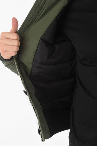 Padded W-JAME Puffer with Faux-furred HoodW-JAME GIACCA