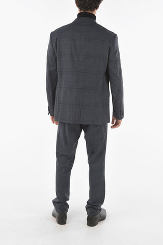 District Check ACADEMY Virgin Wool Suit
