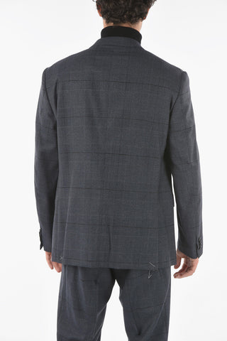 District Check ACADEMY Virgin Wool Suit