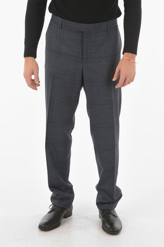 District Check ACADEMY Virgin Wool Suit