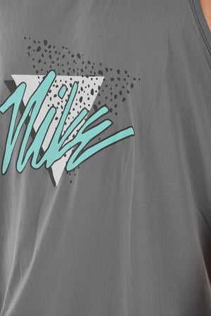SWIM Tank Top con Stampa Logo