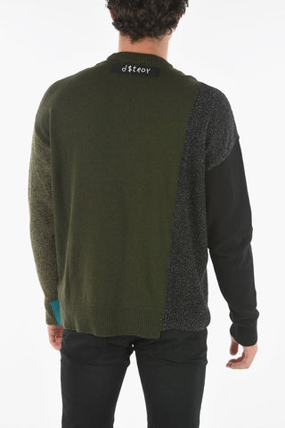 Wool Cashmere Blend K-MOSES Crewneck Sweater
