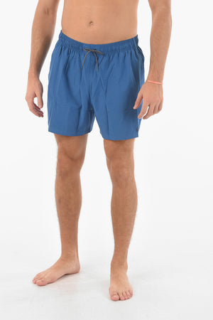 SWIM Boxer Swim Trunks with 2 Pockets and Elastic Waistband