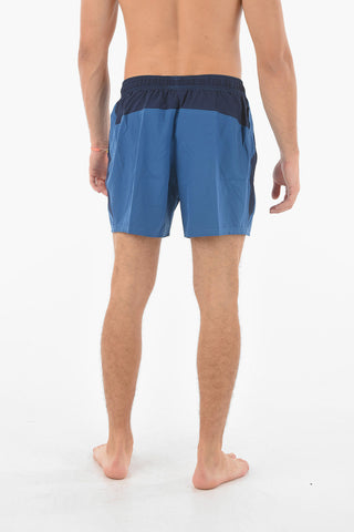 SWIM Costume Boxer a 2 Tasche con Elastico in Vita