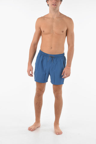 SWIM Costume Boxer a 2 Tasche con Elastico in Vita