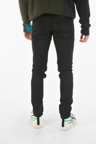 Stretch Denim D-STRUKT 5-pocket Jeans with Logo 16cm