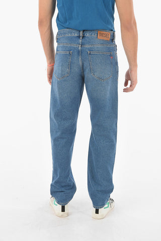 Light Wash D-MACS Relaxed Fit Jeans with Logo 20cm